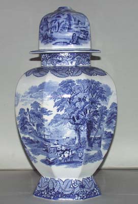 Vase or Lamp with Cover c1910s or 20s